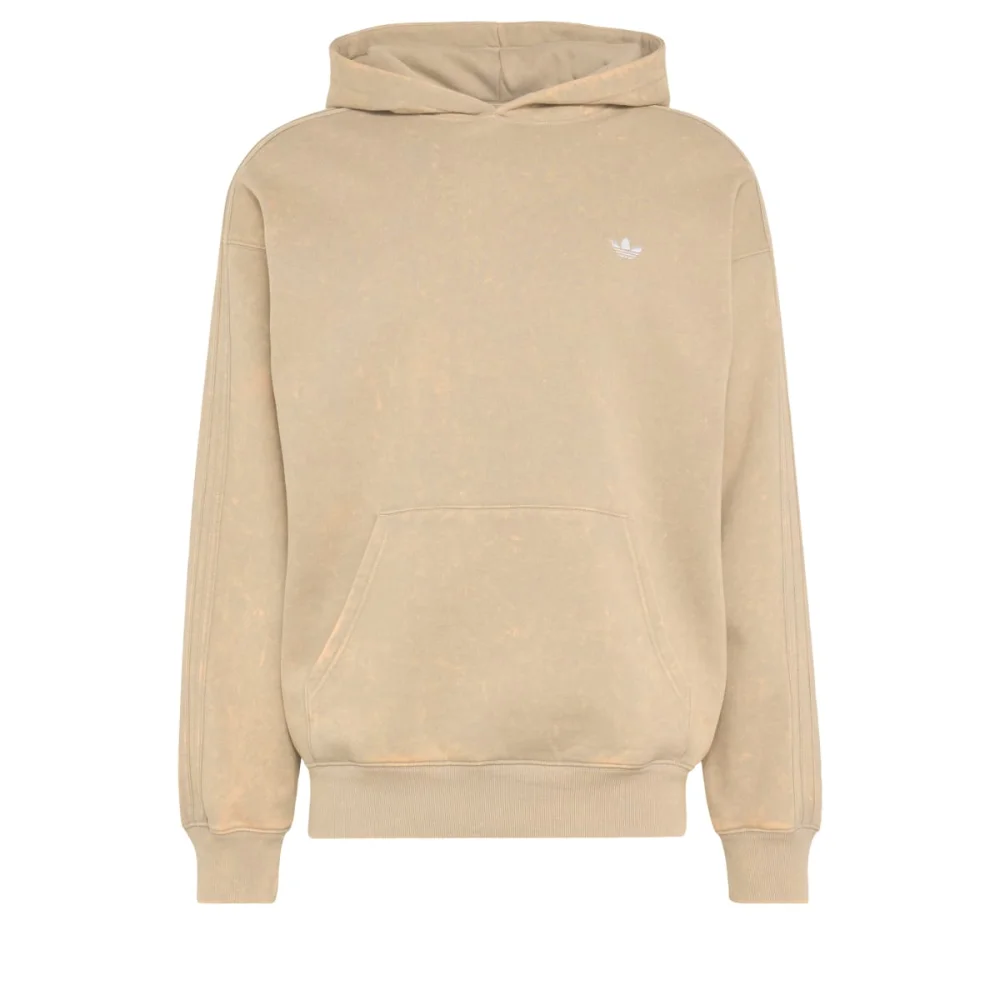 Buzo con capota adidas Trefoil Essentials Washed Hombre Caqui