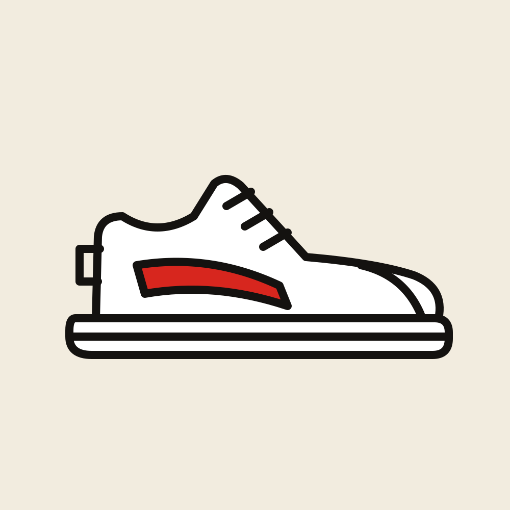 Ilustración de tenis retro
