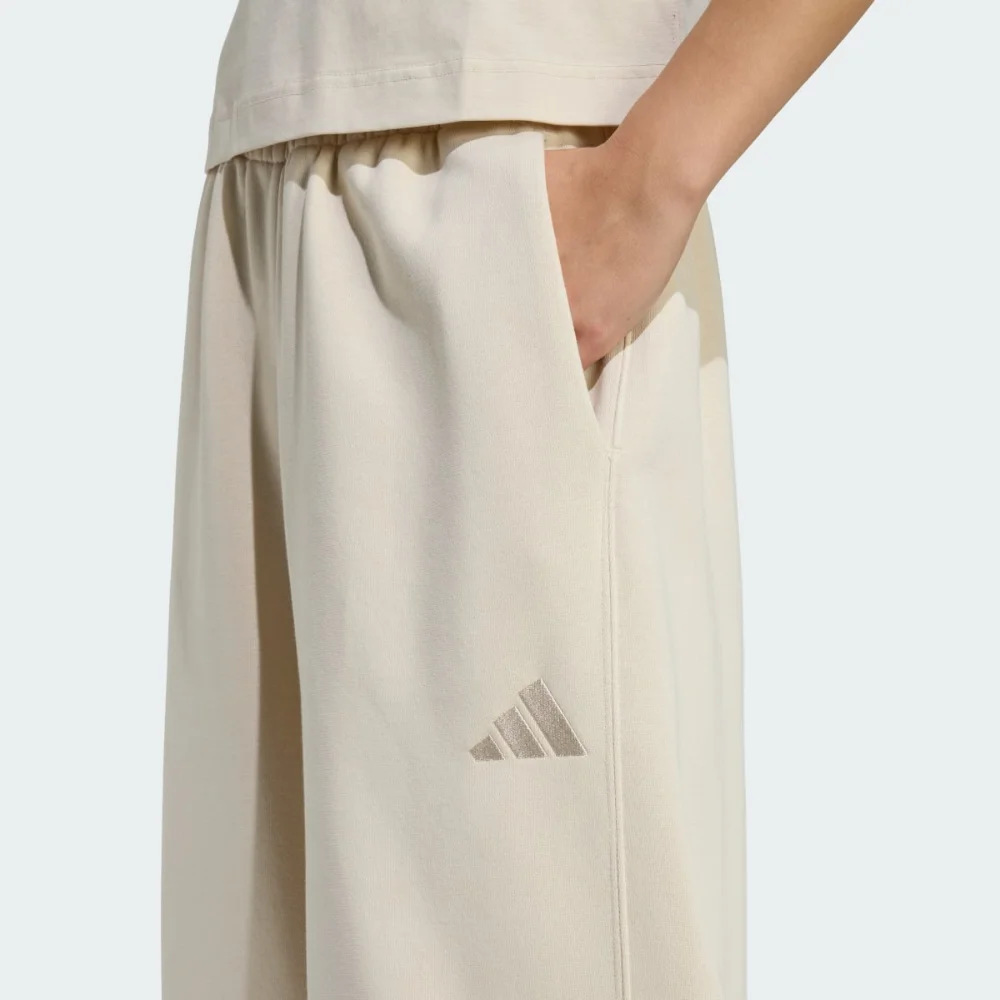 Sudadera adidas ALL SZN Fleece Bota Ancha Mujer Crystal Linen
